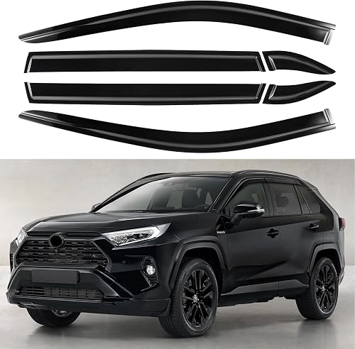 Window Visors for Toyota Rav4 2019-2025 Rain Guards Side Window Deflectors Vent Visor