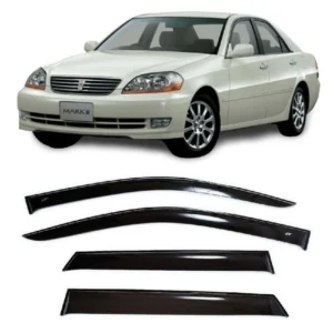 WINDOW VISORS RAIN Guards Fit Toyota Mark II Sd (X110) 2000-2004 Wind Deflectors