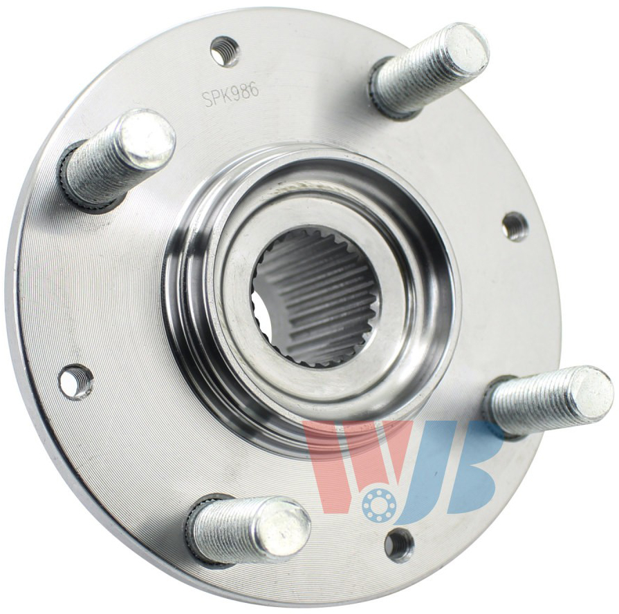 SPK986 Front, Driver or Passenger Side Wheel Hub, 4 Lugs - Image 3