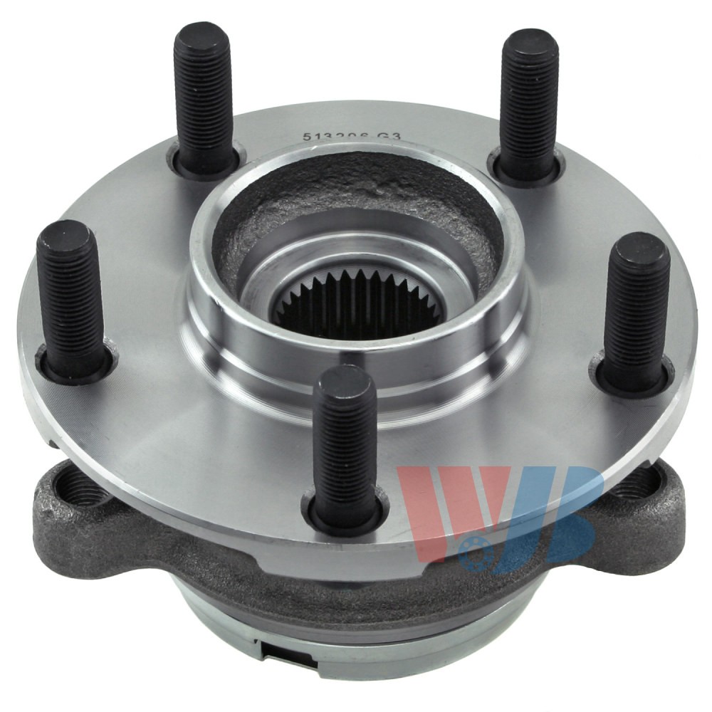 WA513296 Front, Driver or Passenger Side Wheel Hub, 5 Lugs - Image 2