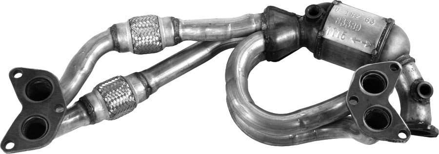 83389 Front Catalytic Converter, 2.5L, 4Cyl, CARB and Federal EPA Standards, 50-state Legal, CalCat Series, Direct Fit