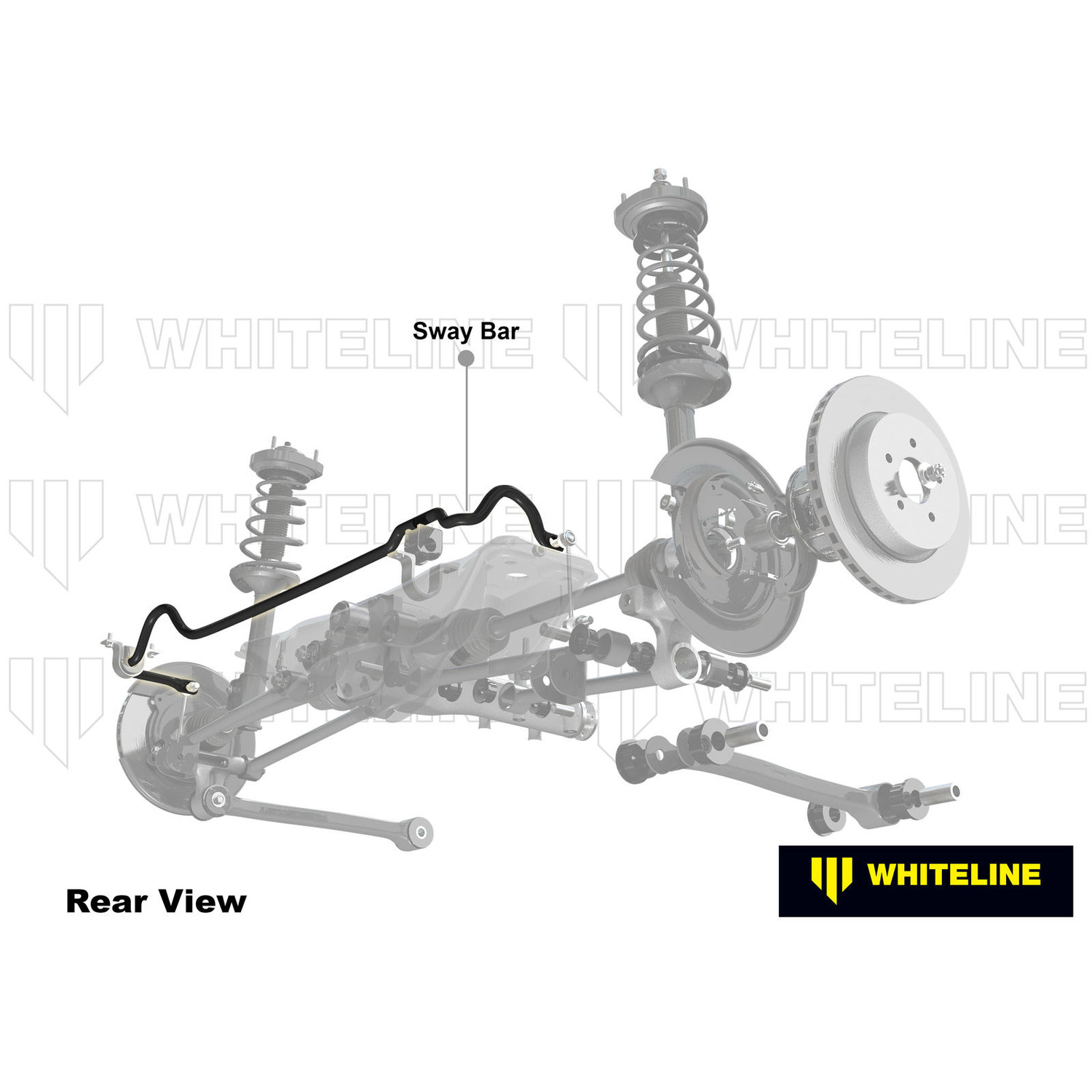 BHR97 Rear Sway Bar Kit, Steel, 0.79 in., Non-Adjustable, Powdercoated Gray - Image 5