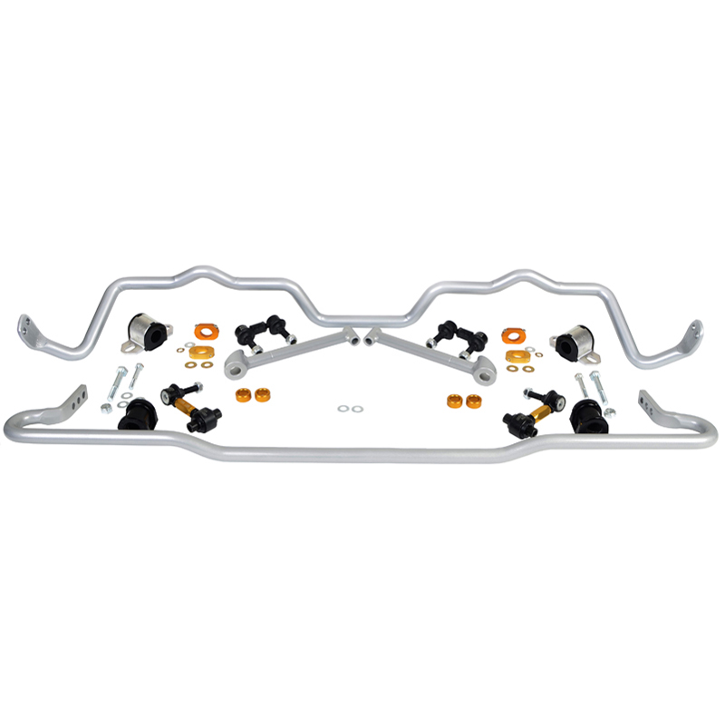 BSK015 Front and Rear Sway Bar Kit, Steel, 24 mm; 22 mm, Non-Adjustable, Powdercoated Gray - Image 2