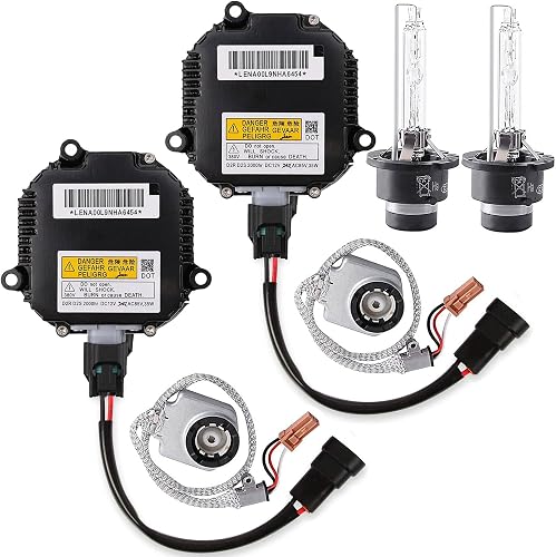 Xenon HID Ballast Control Unit Kit with Igniter & D2S Bulb | Fit for Infiniti G35 G37 FX35 | for Nissan Altima Maxima 350Z Murano Rogue | Replaces #28474-89904, 28474-8991A,...