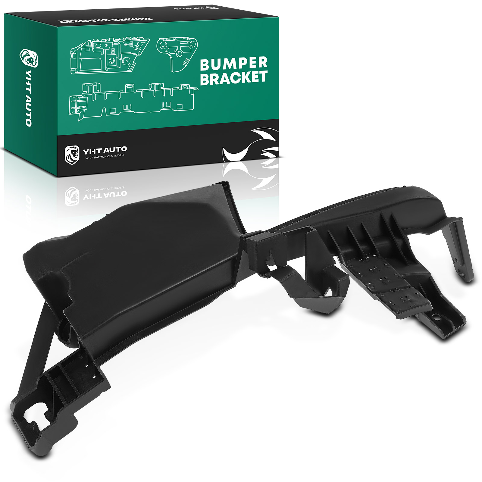 YHTBBT10447 Front Driver Plastic Bumper Corner Support Headlight Bracket