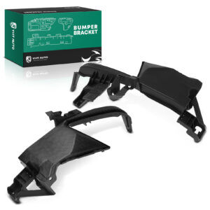 YHTBBT10449 2 Pcs Front Plastic Bumper Corner Support Headlight Bracket