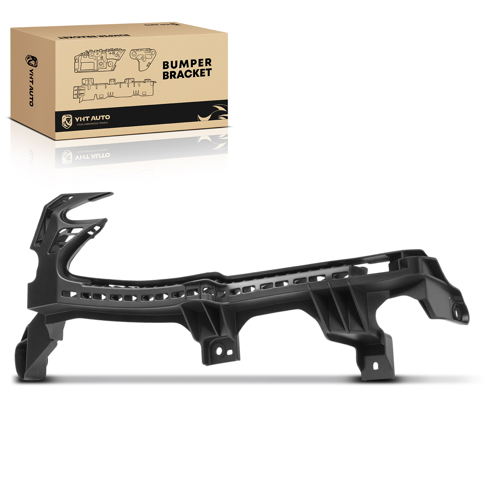 YHTBBT11346 Front Driver Inner Plastic Bumper Face Bar Bracket Retainer