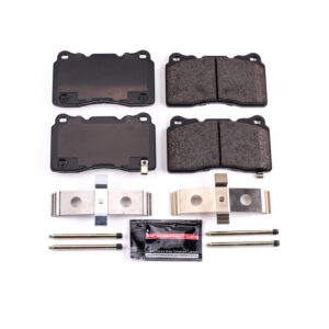 Z23-1001 Front OR Rear Z23 Daily Carbon-Fiber Ceramic Brake Pads with Stainless-Steel Hardware Kit
