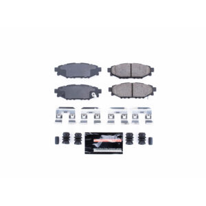 Z23-1114 Rear Z23 Daily Carbon-Fiber Ceramic Brake Pads with Stainless-Steel Hardware Kit