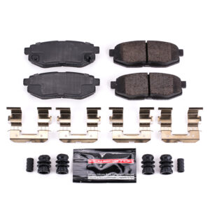 Z23-1124 Rear Z23 Daily Carbon-Fiber Ceramic Brake Pads with Stainless-Steel Hardware Kit